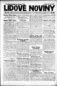 Lidov noviny z 25.9.1917, edice 2, strana 1