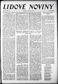 Lidov noviny z 25.9.1934, edice 1, strana 1