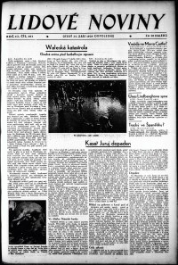 Lidov noviny z 25.9.1934, edice 2, strana 1