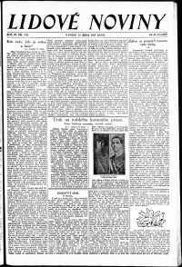 Lidov noviny z 25.10.1929, edice 2, strana 1
