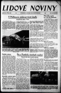 Lidov noviny z 25.10.1934, edice 2, strana 1