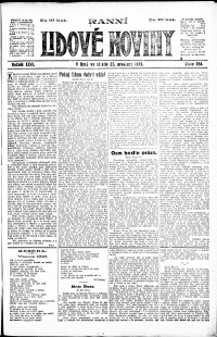 Lidov noviny z 25.12.1918, edice 1, strana 1