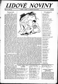 Lidov noviny z 25.12.1923, edice 1, strana 1