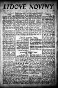 Lidov noviny z 26.1.1924, edice 1, strana 1