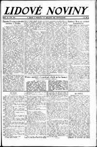 Lidov noviny z 26.3.1923, edice 2, strana 1