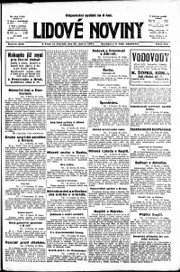 Lidov noviny z 26.4.1917, edice 3, strana 1