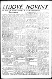 Lidov noviny z 26.4.1920, edice 2, strana 1