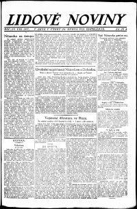 Lidov noviny z 26.4.1921, edice 1, strana 1
