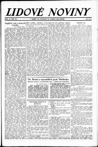 Lidov noviny z 26.4.1923, edice 1, strana 1