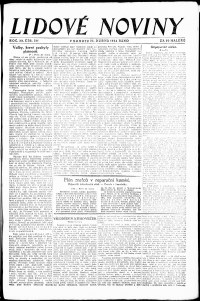 Lidov noviny z 26.4.1924, edice 2, strana 1