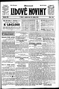 Lidov noviny z 26.5.1917, edice 1, strana 1