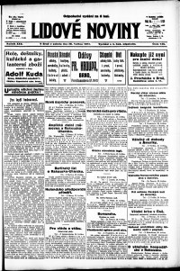 Lidov noviny z 26.5.1917, edice 3, strana 1