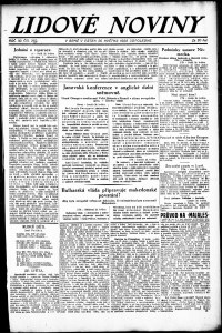 Lidov noviny z 26.5.1922, edice 1, strana 1