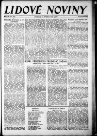 Lidov noviny z 26.5.1932, edice 1, strana 1