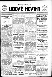 Lidov noviny z 26.6.1917, edice 3, strana 1