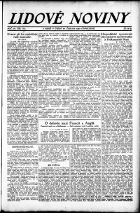 Lidov noviny z 26.6.1923, edice 2, strana 1