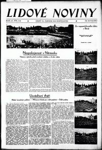 Lidov noviny z 26.6.1934, edice 2, strana 1