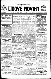 Lidov noviny z 26.7.1917, edice 3, strana 1