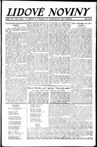 Lidov noviny z 26.7.1921, edice 1, strana 1