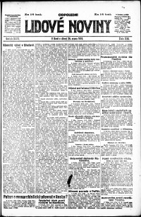 Lidov noviny z 26.8.1919, edice 2, strana 1
