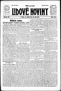 Lidov noviny z 26.9.1917, edice 1, strana 1