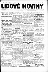 Lidov noviny z 26.9.1917, edice 2, strana 1