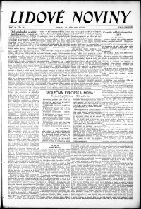 Lidov noviny z 26.9.1931, edice 1, strana 1