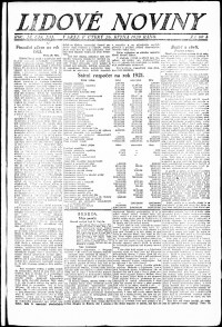 Lidov noviny z 26.10.1920, edice 1, strana 1