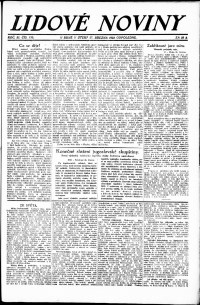 Lidov noviny z 27.3.1923, edice 2, strana 1