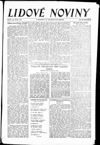 Lidov noviny z 27.4.1924, edice 1, strana 1