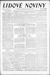 Lidov noviny z 27.5.1924, edice 2, strana 1
