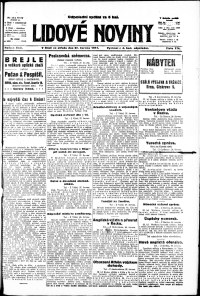 Lidov noviny z 27.6.1917, edice 3, strana 1