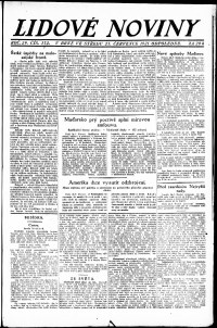 Lidov noviny z 27.7.1921, edice 2, strana 1