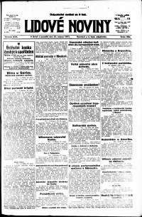 Lidov noviny z 27.8.1917, edice 2, strana 1