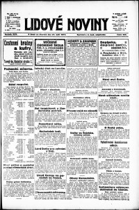 Lidov noviny z 27.9.1917, edice 3, strana 1