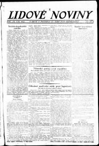 Lidov noviny z 27.9.1920, edice 2, strana 1