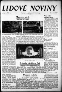 Lidov noviny z 27.9.1934, edice 2, strana 1