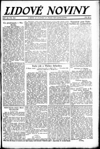 Lidov noviny z 27.10.1921, edice 2, strana 1