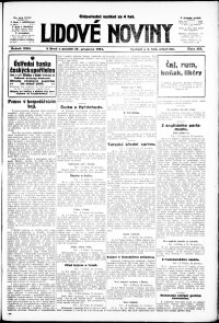 Lidov noviny z 27.12.1915, edice 2, strana 1