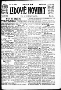 Lidov noviny z 28.3.1918, edice 1, strana 1