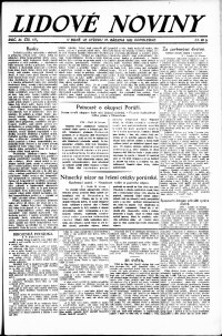 Lidov noviny z 28.3.1923, edice 2, strana 1