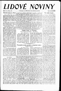 Lidov noviny z 28.3.1924, edice 2, strana 1