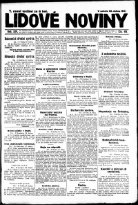 Lidov noviny z 28.4.1917, edice 2, strana 1