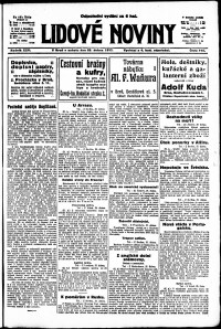 Lidov noviny z 28.4.1917, edice 3, strana 1