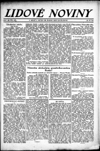 Lidov noviny z 28.4.1922, edice 2, strana 1