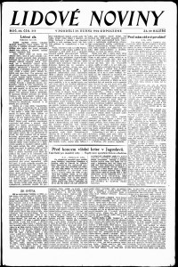 Lidov noviny z 28.4.1924, edice 2, strana 1