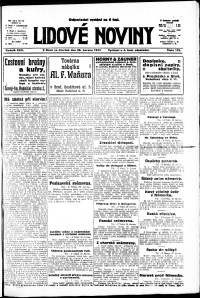 Lidov noviny z 28.6.1917, edice 2, strana 1