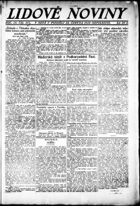 Lidov noviny z 28.6.1920, edice 2, strana 1