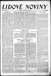 Lidov noviny z 28.6.1934, edice 1, strana 1