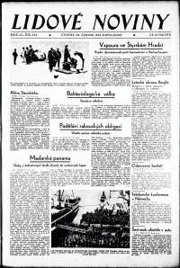 Lidov noviny z 28.6.1934, edice 2, strana 1